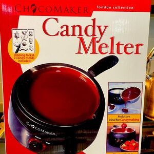 Candy Chocolate Melting/ Fondu Pot w/ Accessories